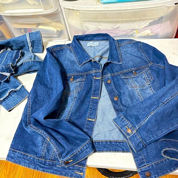 Betabrand Jackets & Blazers - Blue Jean jacket